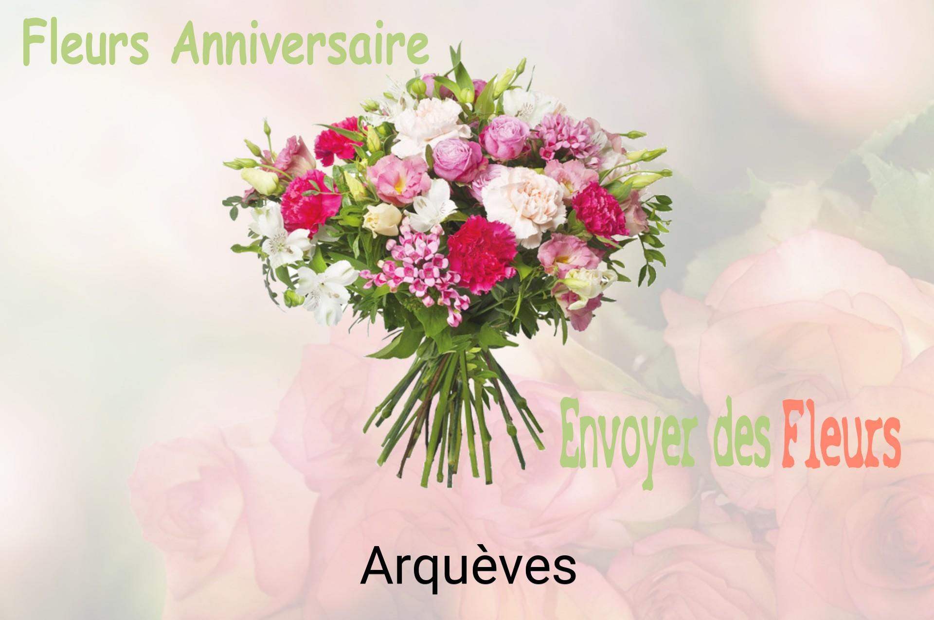 Bouquet de fleurs d’anniversaire livré à Arquèves